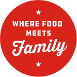 Food meets family badge
