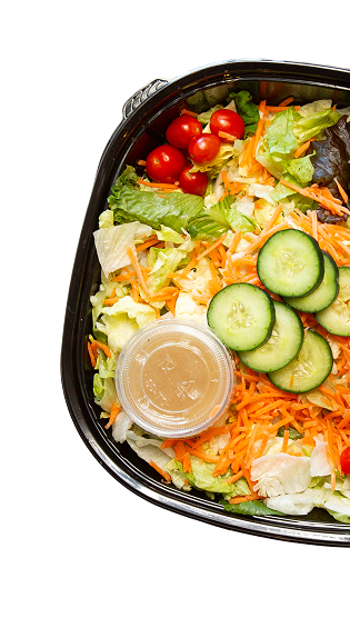 Salad catering serving
